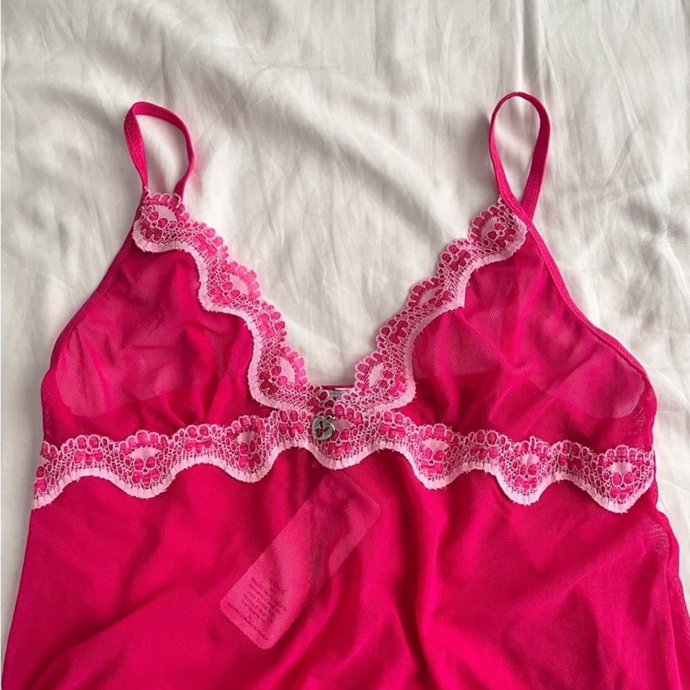 NWT Playboy lace sheer halter top🤍 - Picture 2 of 4